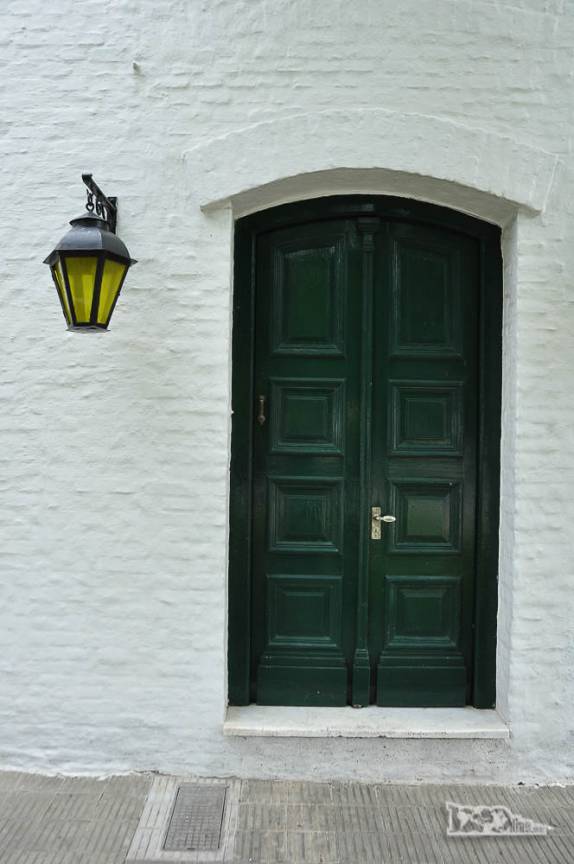 Entrada de casa em Colonia del Sacramento, no sul do Uruguai